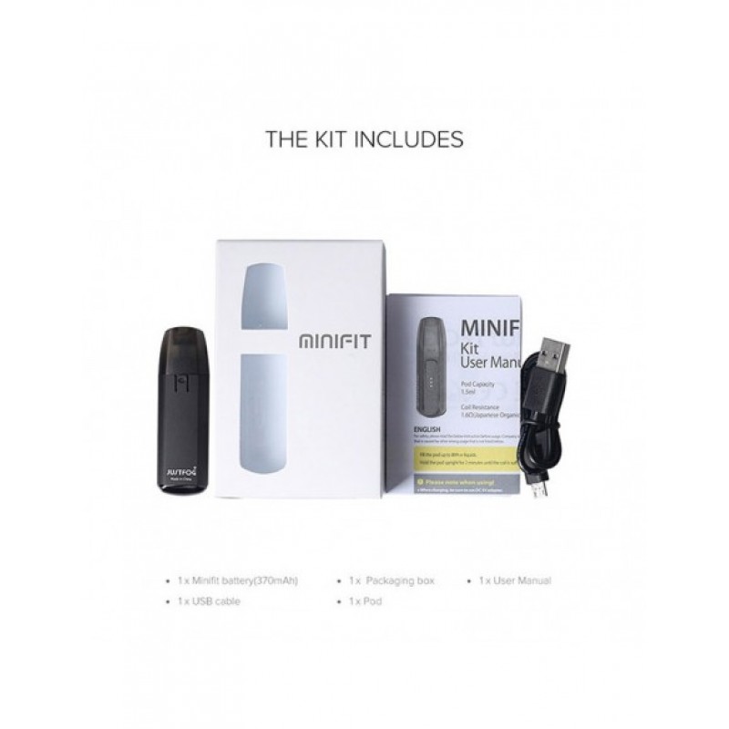 JUSTFOG Minifit Kit 370mAh AIO Pod System 1.5ml Capcity