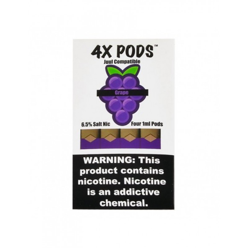 Grape - 4X Pods Juul Compatible