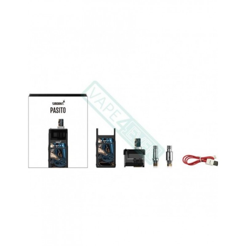 Smoant Pasito Rebuildable Pod System Box Mod Kit 1100mAh