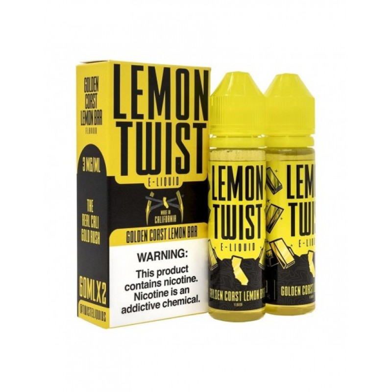 Lemon Twist Vape Juice - Golden Coast Lemon Bar