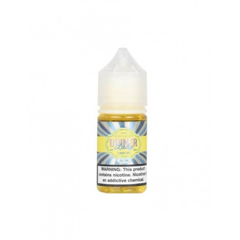 Dinner Lady Salt Nic Vape Juice 30ml Collection: Lemon Tart Included