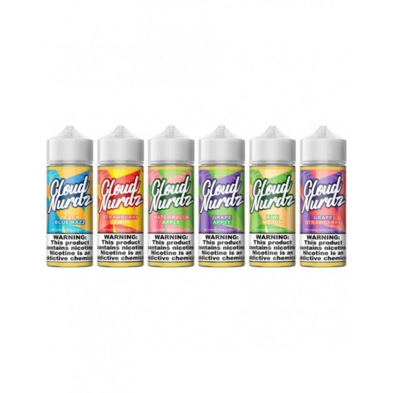 Cloud Nurdz E-Liquid 100ml Collection