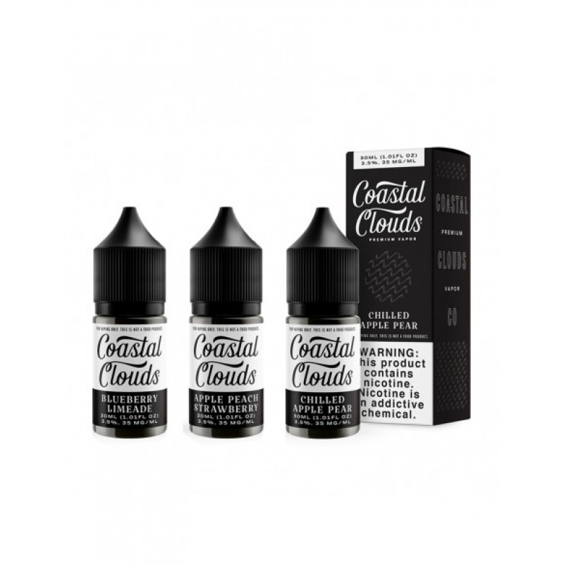 Coastal Clouds Salt E-Liquid 30ml Collection