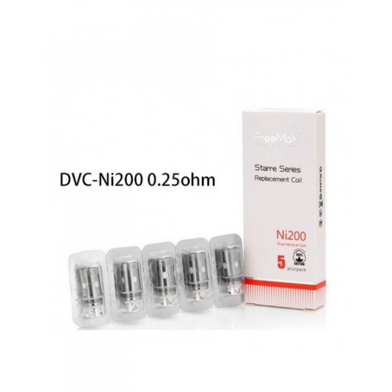 FREEMAX Starre DVC Coil 5pcs/pack Kanthal/Ni200 Ma...